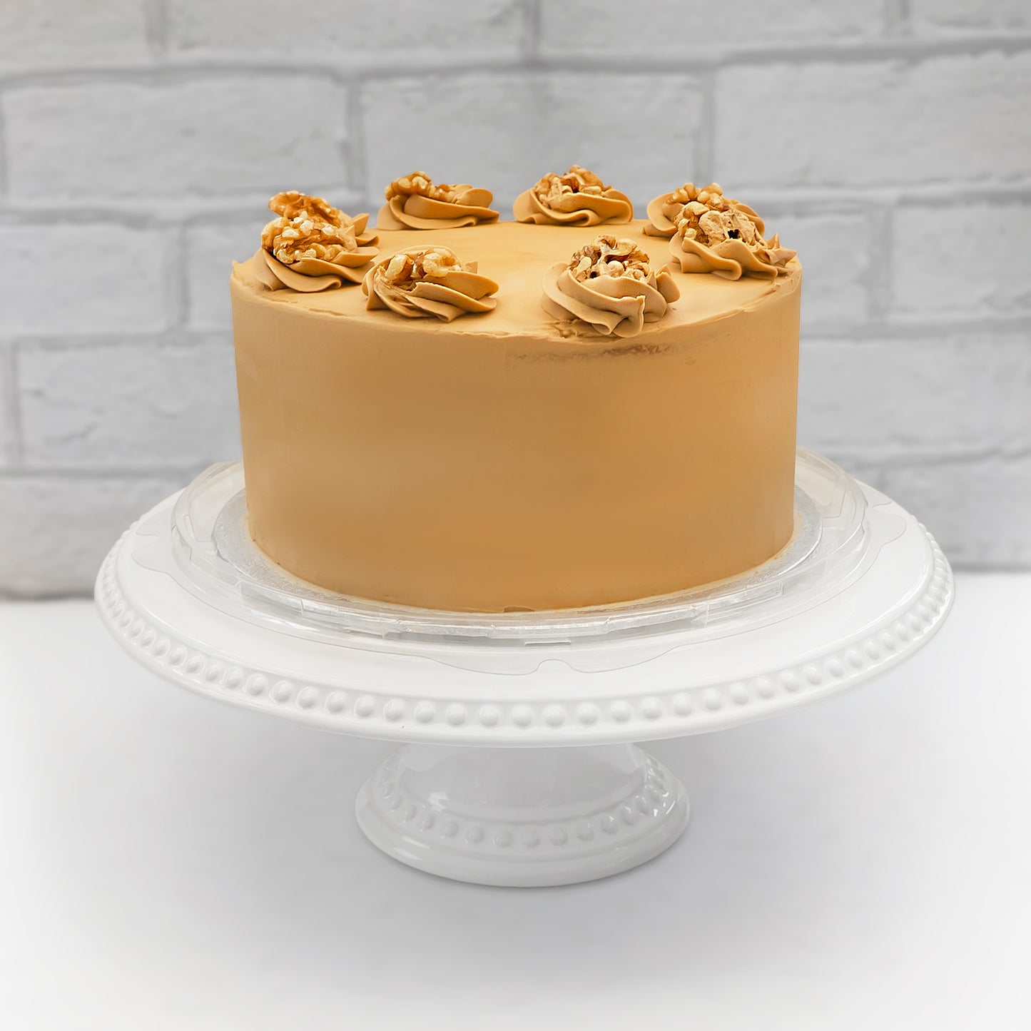Classic Coffee & Walnut Cake