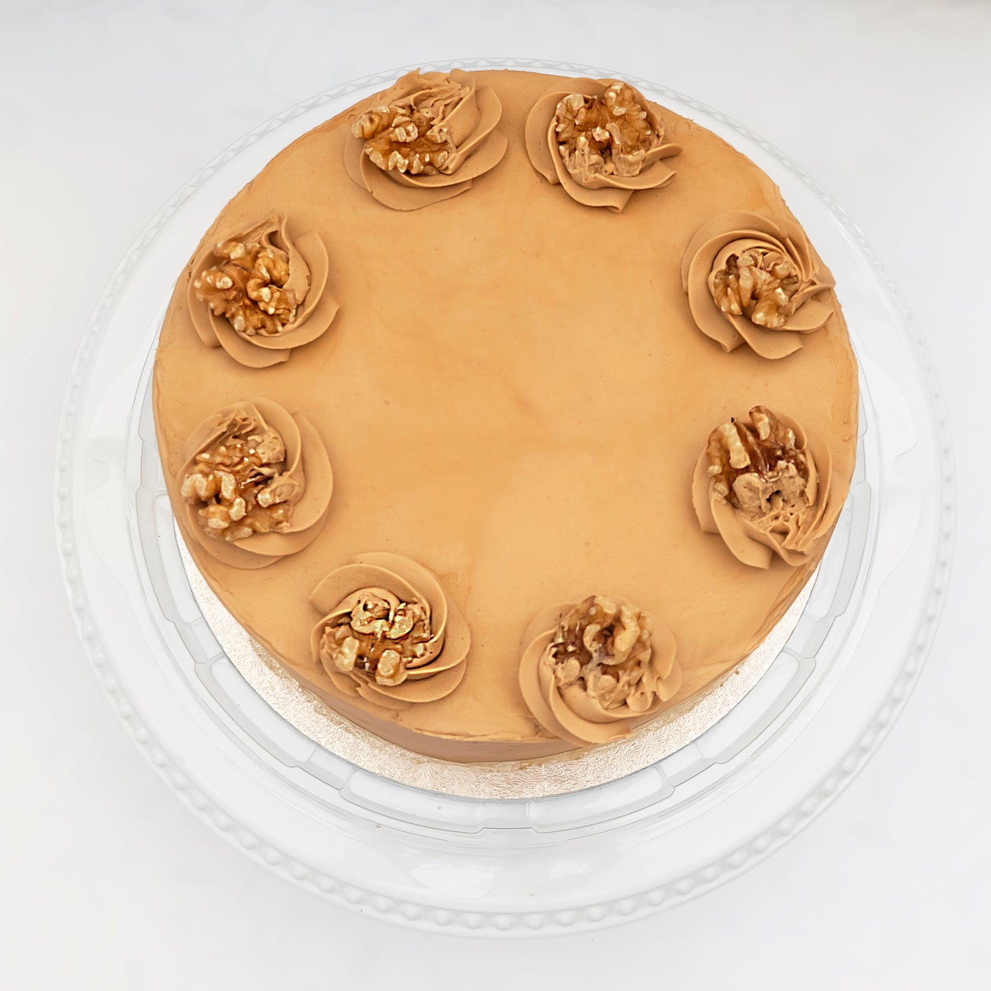 Classic Coffee & Walnut Cake