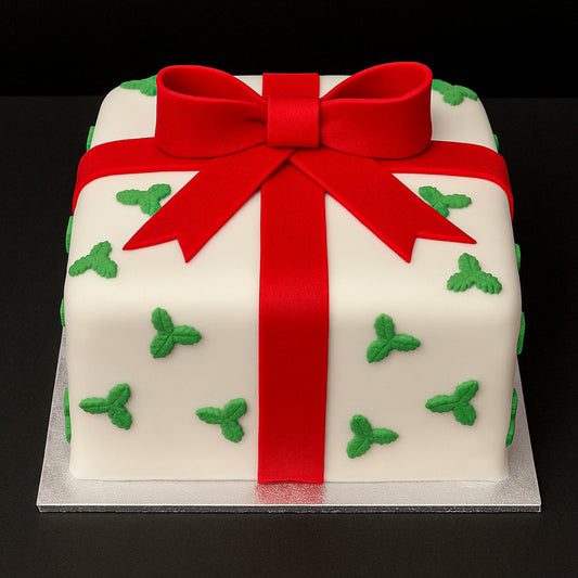 Luxury Christmas Fruit Cake Square