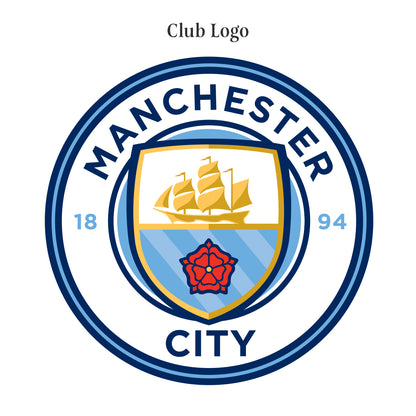 Custom Personalised Football Club Cupcake Icing Discs