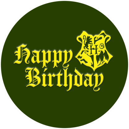 Harry Potter Birthday Icing Cupcake Toppers