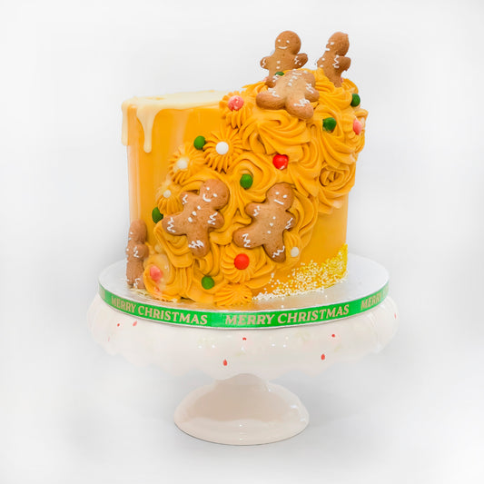 Christmas Gingerbread Cascading Cake