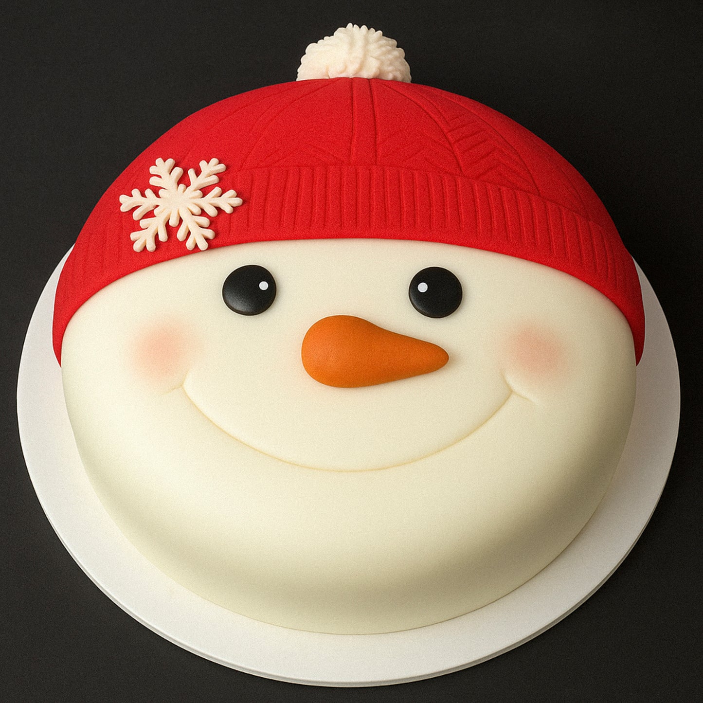 Luxury Christmas Fruit Cake Round