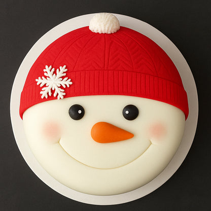 Luxury Christmas Fruit Cake Round