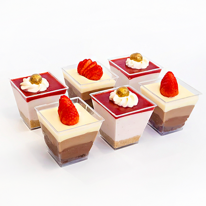 20 Triple Chocolate Mousse Pudding Pot